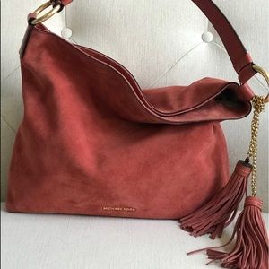 Michael Kors Suede Hobo Bag